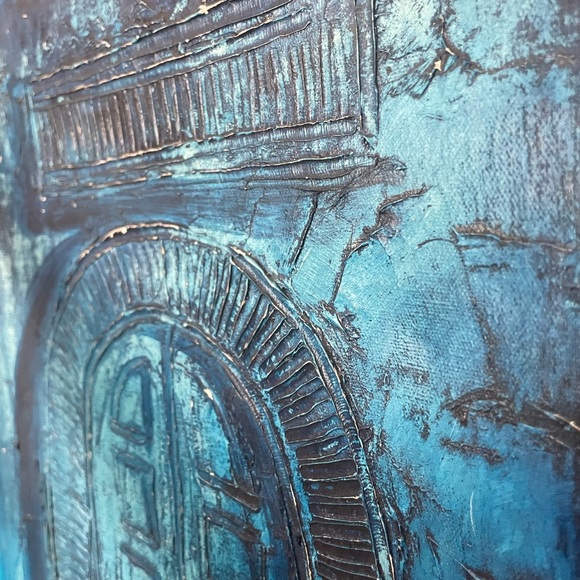 Textured Original Oil Painting Signed - Picture 2 of 12